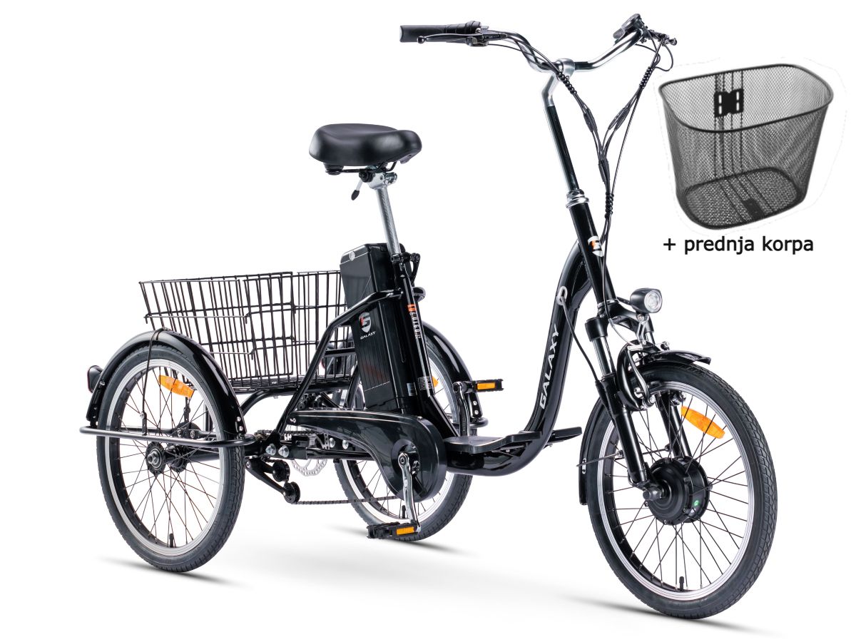 Električni tricikl 20" VIGO (250W 36V/10.4Ah lithium)